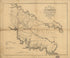 Map Showing the Battle Grounds of the Chickahominy, and the Positions of the Subsequent Engagements In the Retreat of the Federal Army Towards James River and All the Other Points of Interest In Connection With the Siege of Richmond from the Most Reli... by Relic Map Company