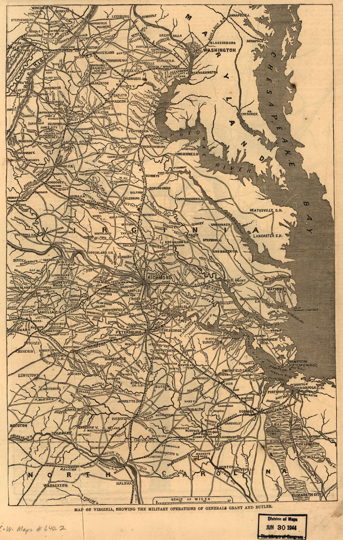 This old map of Map of Richmond, Virginia, Showing Its Defenses and Railroad Connections from 1864 was created by Charles Sholl in 1864