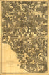 Forks. March 30-April 1, in 1865 by Relic Map Company