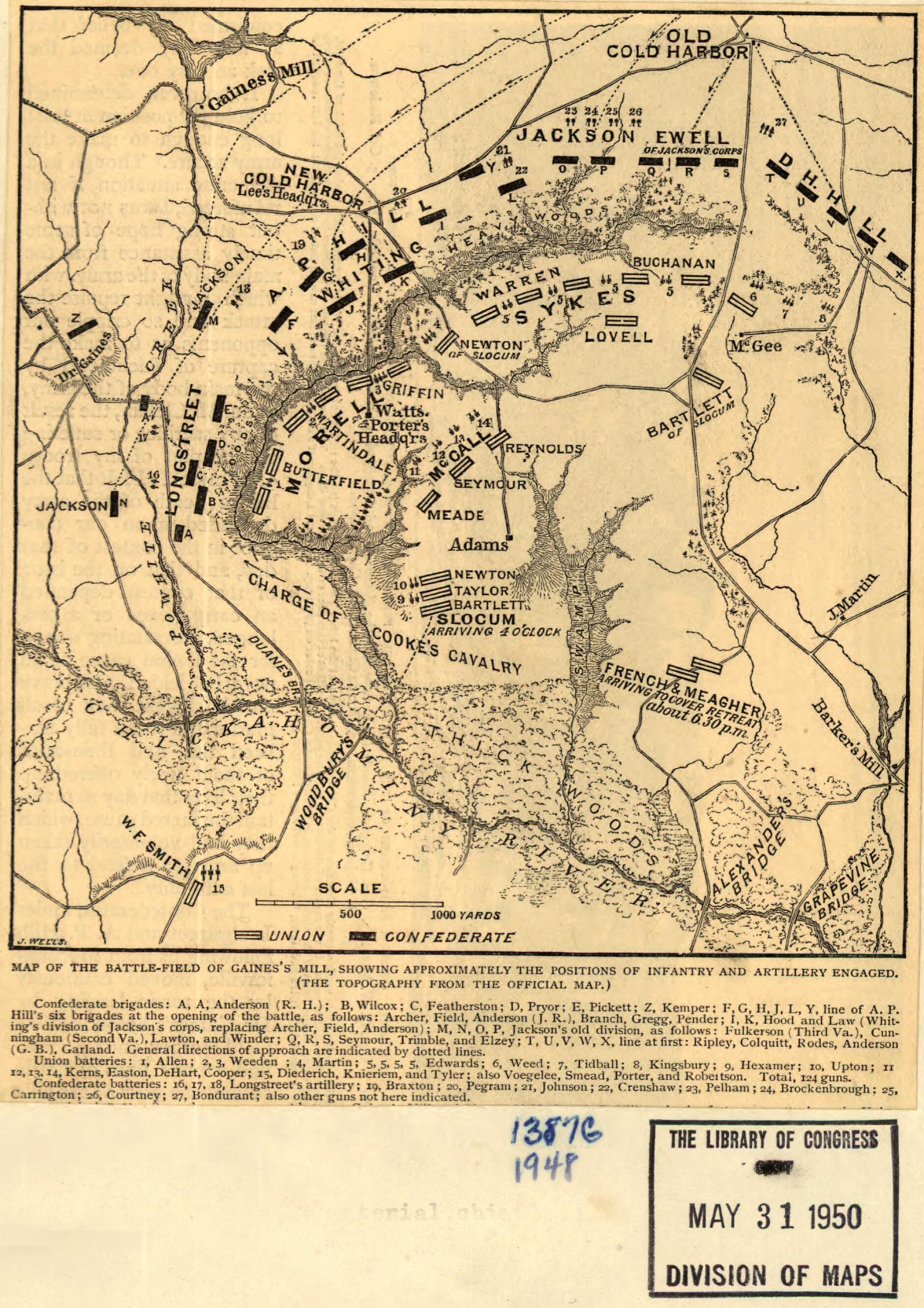 This old map of Field of Gaines&