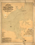The Key to East Virginia Showing the Exact Relative Positions of Fortress Monroe, Rip Raps, Newport News, Sewalls sic Point, Norfolk, Gosport Navy Yard and Expressing the Soundings of Every Part of Hampton Roads & Elizabeth River 1861 by Relic Map Company