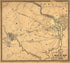 Map of the Seat of War Showing the Battles of July 18th & 21st 1861 by Relic Map Company