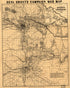 Richmond, Petersburg, and Vicinity 1864 by Relic Map Company