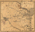 Map of the Seat of War Showing the Battles of July 18th & 21st 1861 by Relic Map Company