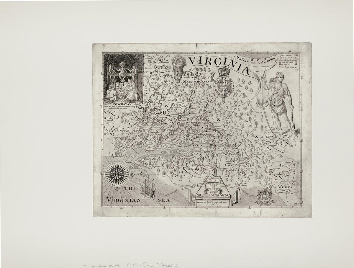 Virginia 1819 by Relic Map Company