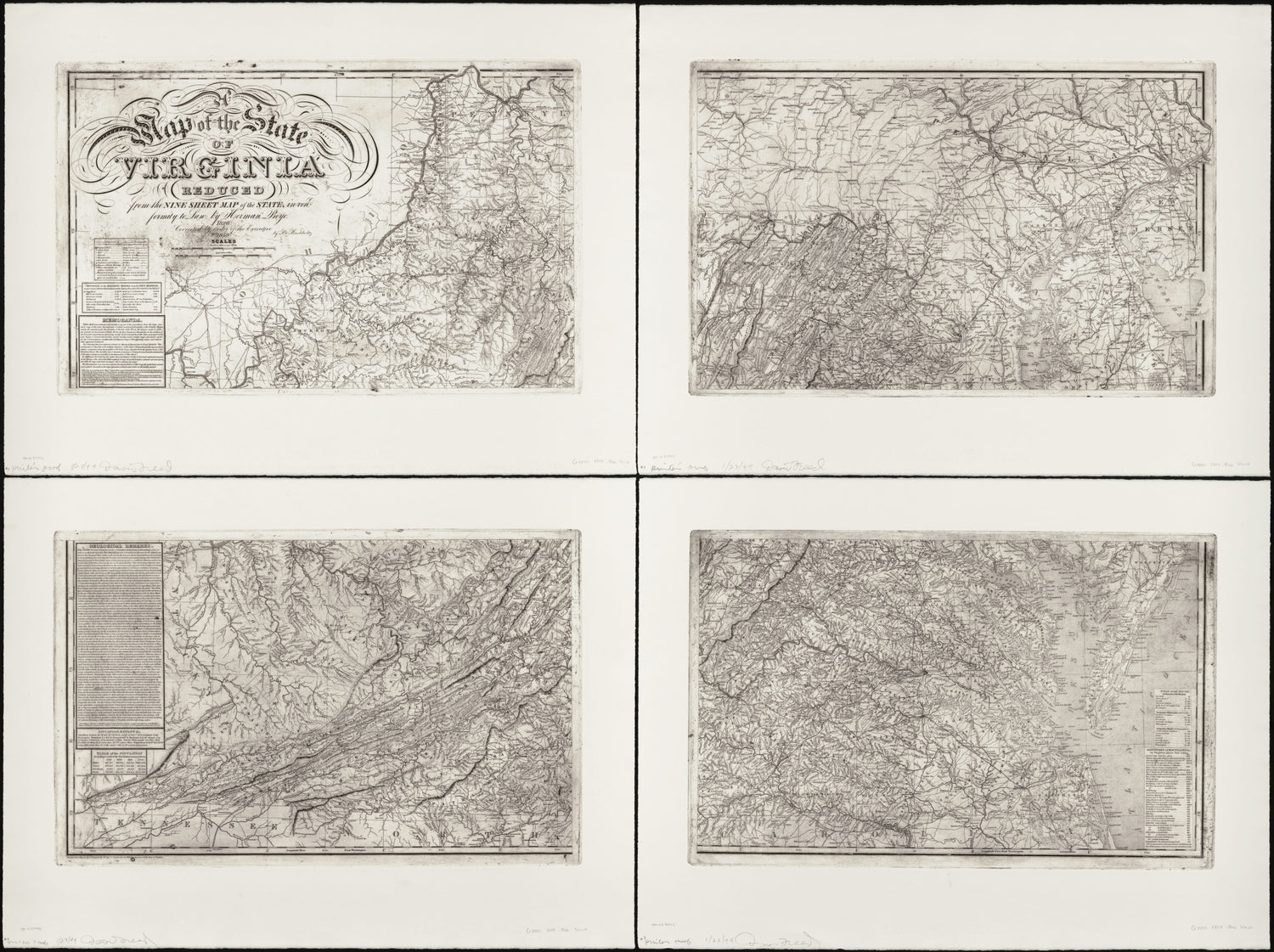 This old map of A Map of the State of Virginia, Reduced from the Nine Sheet Map of the State In Conformity to Law from 1859 was created by L. V. (Lewis Von) Buchholtz, Herman Böÿe in 1859