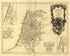 La Palestine, Les Tribus, Et Jerusalem. (Tribus, Jerusalem) 1783 by Relic Map Company