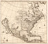 North America Divided Into Its III Principall sic Parts in 1685 by Relic Map Company