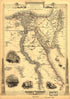 Egypt and Arabia Petræa 1800 by Relic Map Company