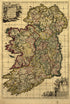 Regni Et Insulæ Hiberniæ Delineatio In Qua Sont Lagenia, Ultonia, Connachia Et Momonia Provenciæ 1700 by Relic Map Company