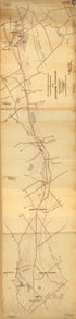 Map of Supplementary Reconnaissance of the Approaches to Philadelphia by the Lancaster Turnpike : Including the Section Between Villa Nova and Paoli in 1863 by Relic Map Company