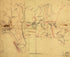 Approaches of A. of P. to Fredericksburg. (Approaches of Army of Potomac to Fredericksburg) 1862 by Relic Map Company