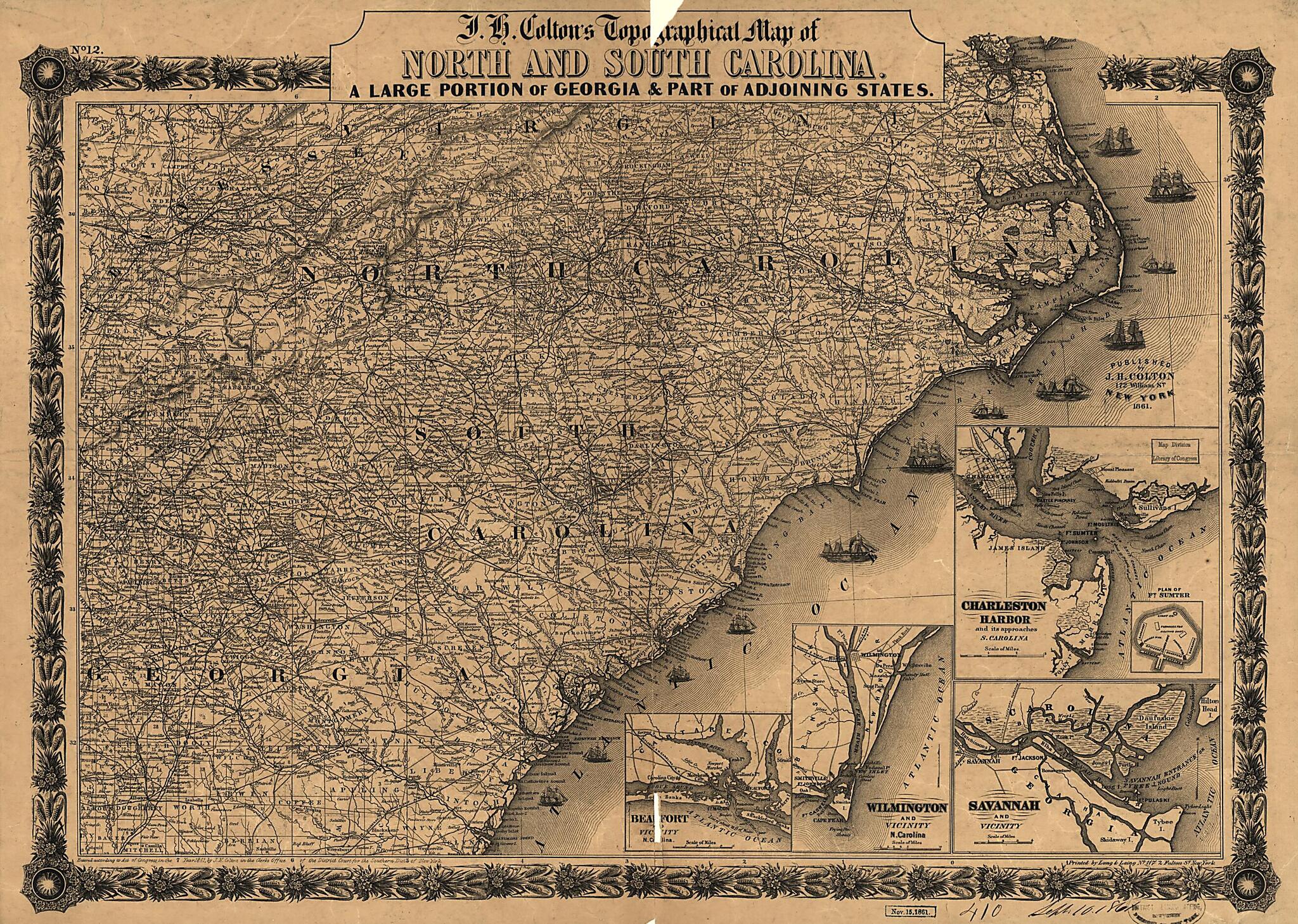 This old map of J. H. Colton&