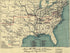 North and South In 1861 1921 by Relic Map Company