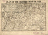 Plan of the Western Seat of War 1865 by Relic Map Company