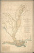 Map of the Alluvial Region of the Mississippi 1861 by Relic Map Company