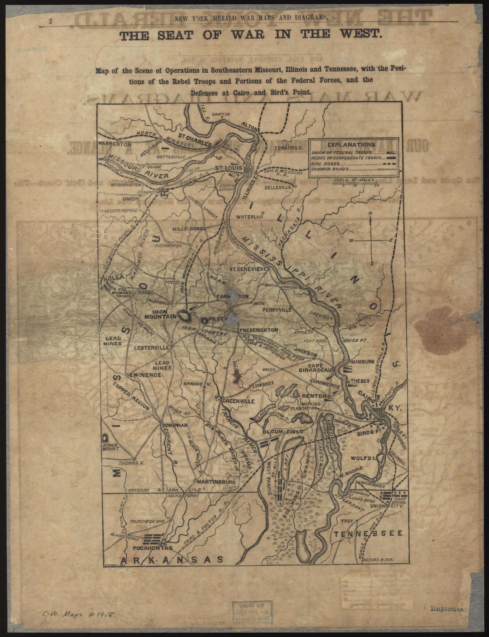 This old map of War Maps and Diagrams from 1861 was created by E. S. Hall in 1861