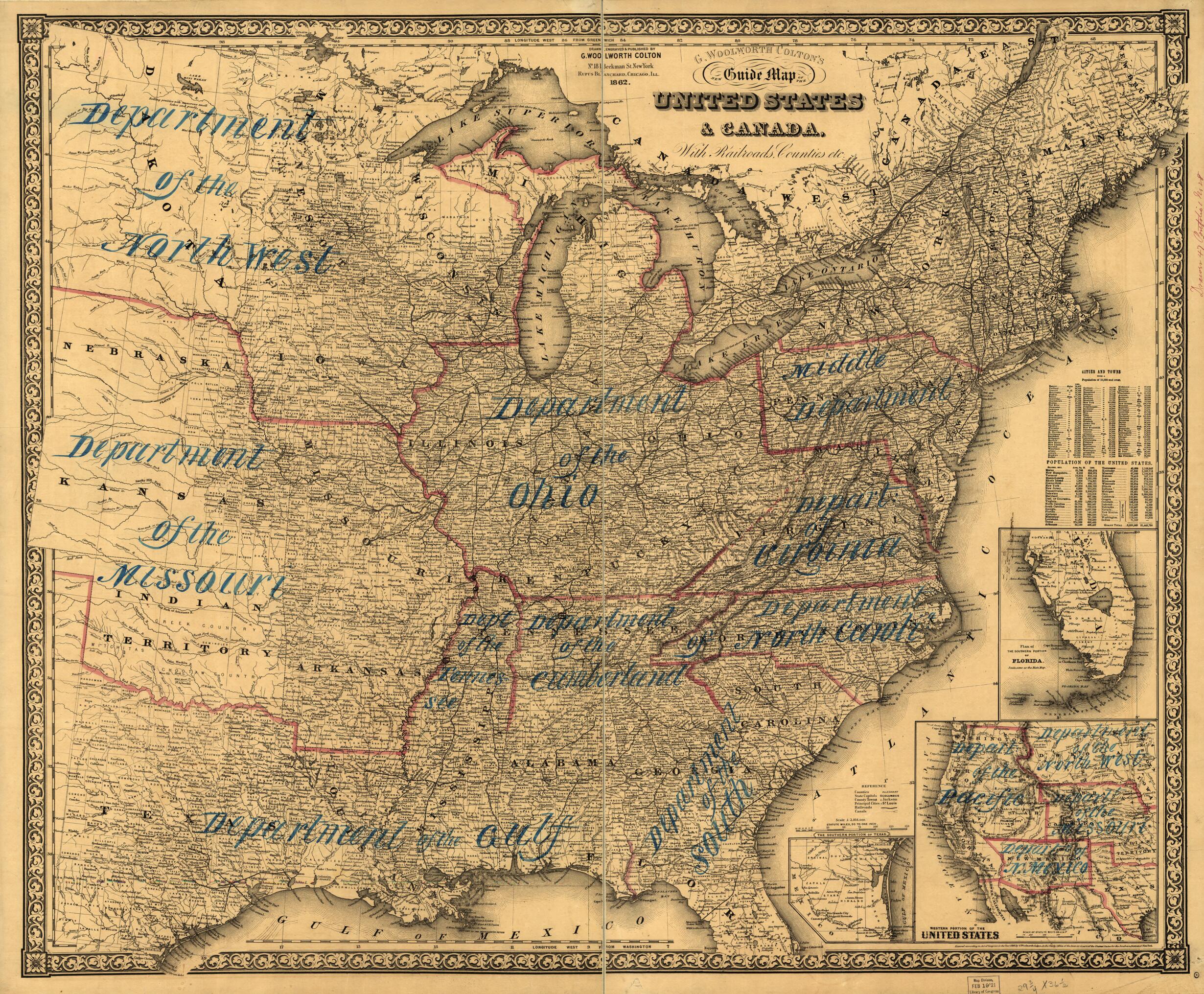 This old map of G. Woolworth Colton&