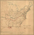 Historical Sketch of the Rebellion. May in 1862 by Relic Map Company