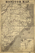Monitor Map, Showing the Whole Seacoast from Chesapeake Bay, Down to Savannah Harbor, and the Whole Country Between Richmond & Savannah, With Map On Large Scale of the Harbor of Charleston 1863 by Relic Map Company