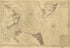 Chesapeake Bay, Sheet No. 1, York River, Hampton Roads, Chesapeake Entrance 1863 by Relic Map Company