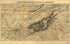 Mountain Region of North Carolina and Tennessee 1864 by Relic Map Company