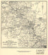 Map of Army Operations Atlanta Campaign Between Kingston and Atlanta 1864 by Relic Map Company