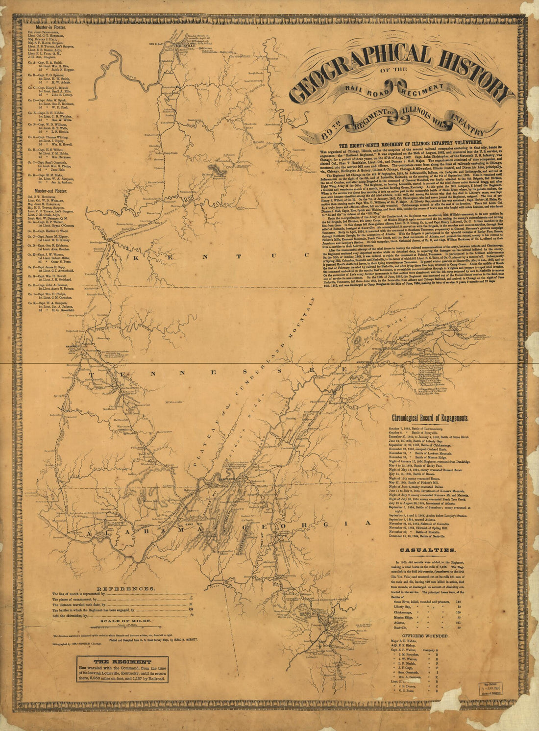 This old map of 1865 from 1800 was created by Isaac N. Merritt in 1800