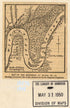 Map of the Mississippi at Island No. 10. Showing (corrected) Line of the Channel Cut by the Engineer Regiment 1885 by Relic Map Company