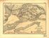 Siege Operations at Spanish Fort, Mobile Bay, by the U.S. Forces Under Maj. Gen. Canby 1866 by Relic Map Company