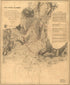 New Haven Harbor 1860 by Relic Map Company