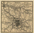 Map of Atlanta and Vicinity. July 1864 in 1887 by Relic Map Company