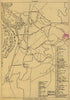 Map of Chickamauga National Military Park in 1895 by Relic Map Company
