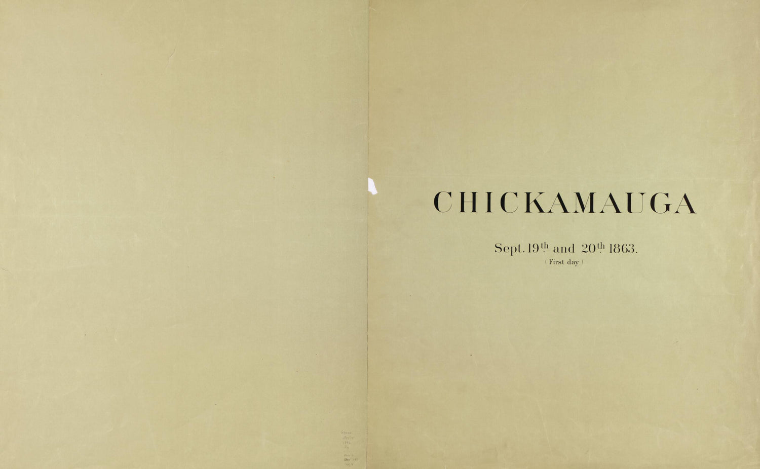 This old map of Map of the Battlefield of Chickamauga, September 19th and 20th 1863 from 1892 was created by Edward Ruger in 1892