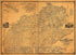 New Map of Kentucky and Tennessee from Authentic Reports of County Surveyors Throughout the States of Kentucky and Tennessee With a New Key for Measuring Distances and Specifying Localities (which Key Is Secured by Copyright.) 1861 by Relic Map Company