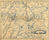 The New War Map of Maryland, Part of Virginia & Pennsylvania 1863 by Relic Map Company