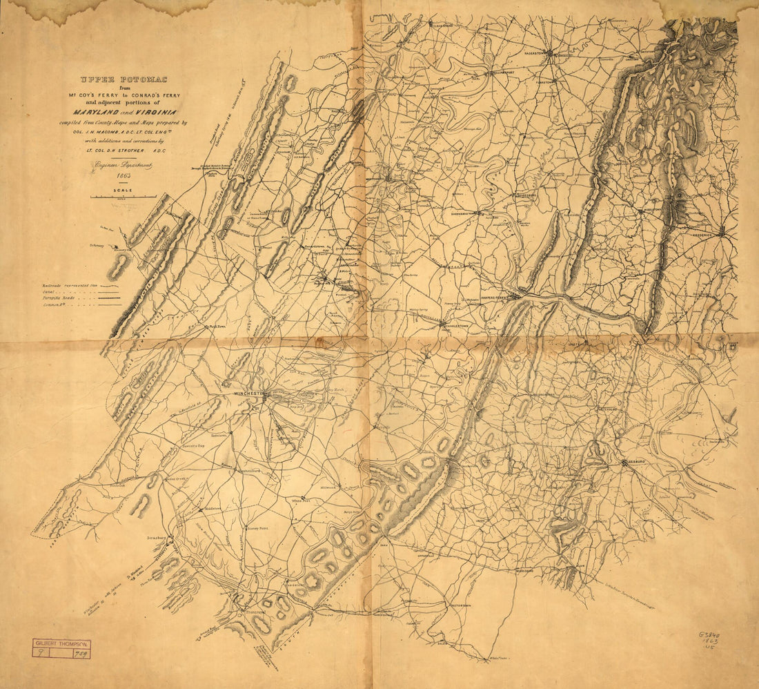 This old map of Upper Potomac from McCoy&