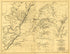 Map of the Country Between Millikens Bend, La. and Jackson, Mississippi Shewing the Routes Followed by the Army of the Tennessee Under the Command of Maj. Genl. U.S. Grant, U.S. Vols. In Its March from Millikens Bend to the Rear of Vicksburg In April ... by Relic Map Company