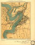 Vicksburg and Its Defences. Constructed and Engraved to Illustrate The War With the South 1863 by Relic Map Company