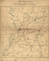 Map Illustrating the Operations of the U.S. Forces Against Vicksburg 1863 by Relic Map Company