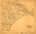 Part of North Carolina Showing Approaches to Wilmington 1864 by Relic Map Company