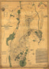 Map of the Battlefield of Gettysburg 1864 by Relic Map Company