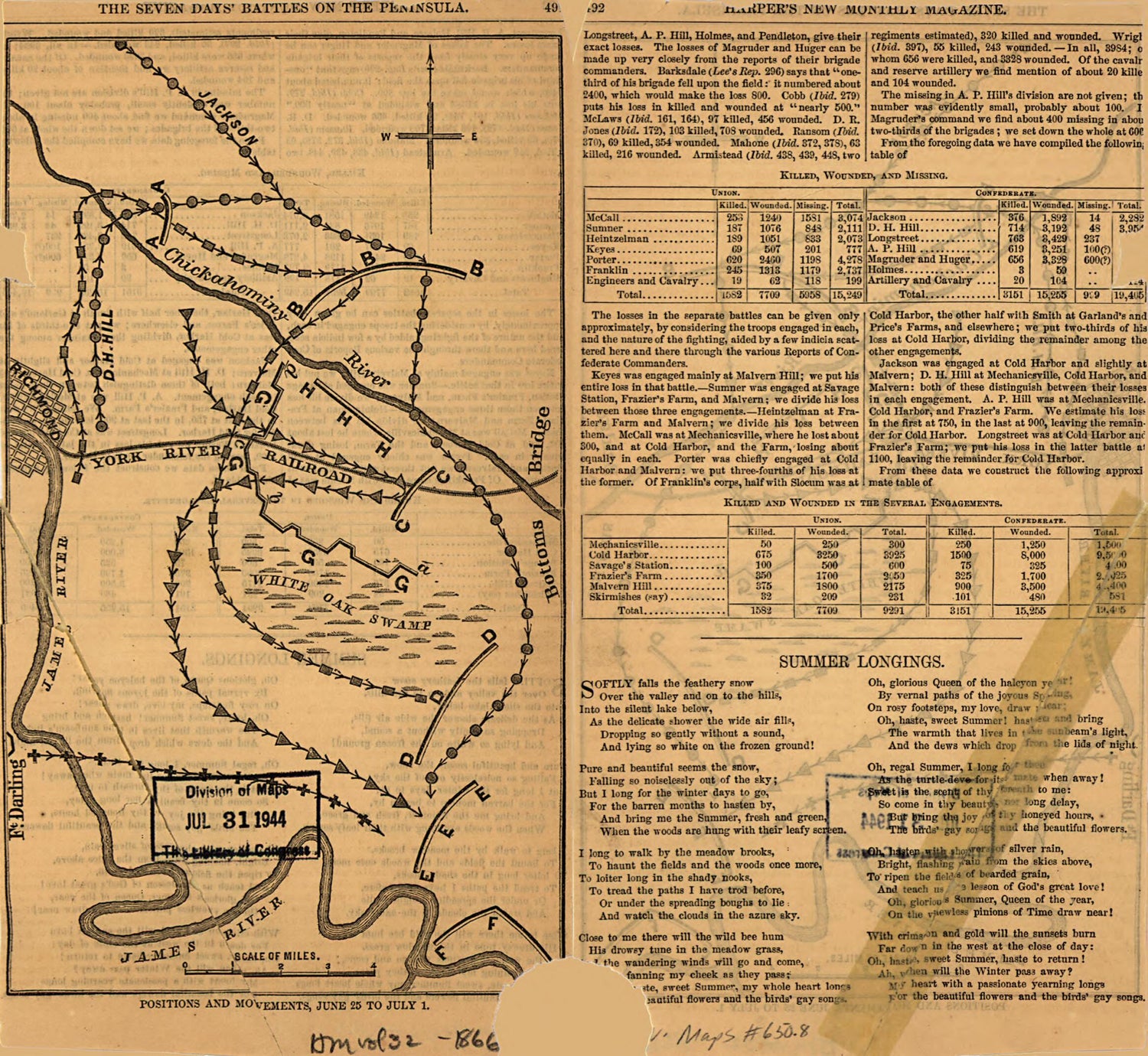 This old map of The Seven Days&