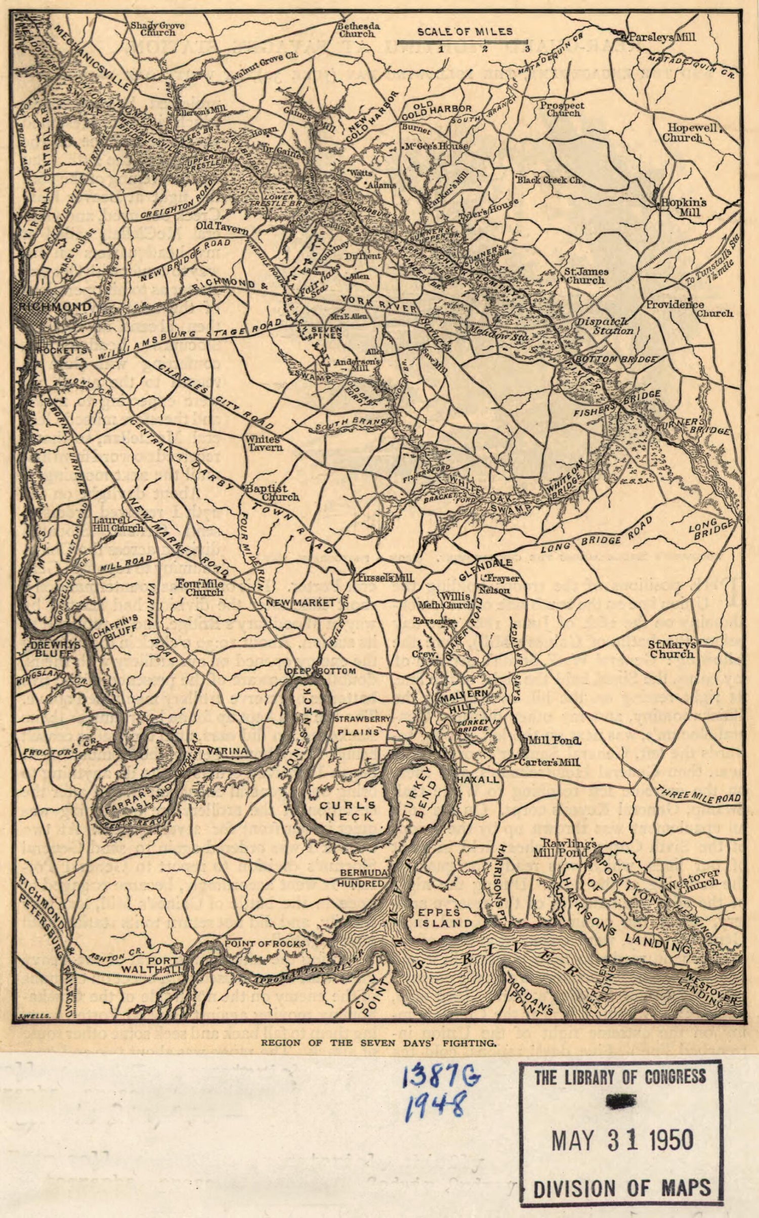 This old map of July 1, 1862 from 1885 was created by Jacob Wells in 1885