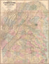 Military Map Refering sic to the Campaigns of the Army of the Potomac In Virginia, Including the Adjoining Parts of Maryland & Pennsylvania 1864 by Relic Map Company
