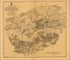 Topographical Map of the Approaches and Defences of Knoxville, E. Tennessee, Shewing the Positions Occupied by the United States & Confederate Forces During the Siege 1864 by Relic Map Company