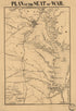 Plan of the Seat of War 1861 by Relic Map Company