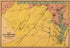 Map Showing the War Operations, In Virginia & Maryland in 1861 by Relic Map Company
