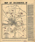 Map of Richmond, Va., Shewing Fortifications Surrounding the Confederate Capital. from the Latest Government Surveys 1860 by Relic Map Company