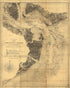 Charleston Harbor and Its Approaches Showing the Positions of the Rebel Batteries 1863 by Relic Map Company